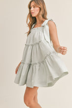 Load image into Gallery viewer, Self Tie Strap Mini Dress
