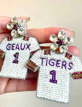 Load image into Gallery viewer, Football Jersey Earrings
