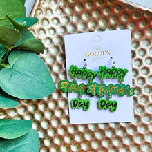 Load image into Gallery viewer, St. Patrick&#39;s Day Earrings
