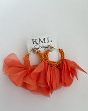 Load image into Gallery viewer, Petal Hoop Earrings

