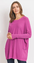 Load image into Gallery viewer, Scoop Neck Pocket Sweater
