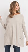 Load image into Gallery viewer, Scoop Neck Pocket Sweater
