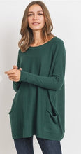 Load image into Gallery viewer, Scoop Neck Pocket Sweater
