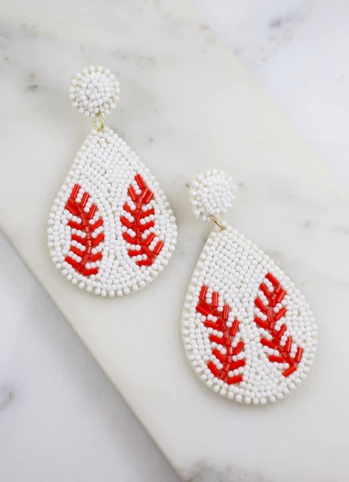 Baseball Earrings