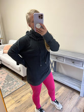 Load image into Gallery viewer, Waffle Hoodie Top with High Neck
