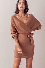 Load image into Gallery viewer, Long Sleeve Wrap Dress
