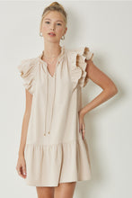 Load image into Gallery viewer, Ruffle Sleeve Tiered Mini Dress

