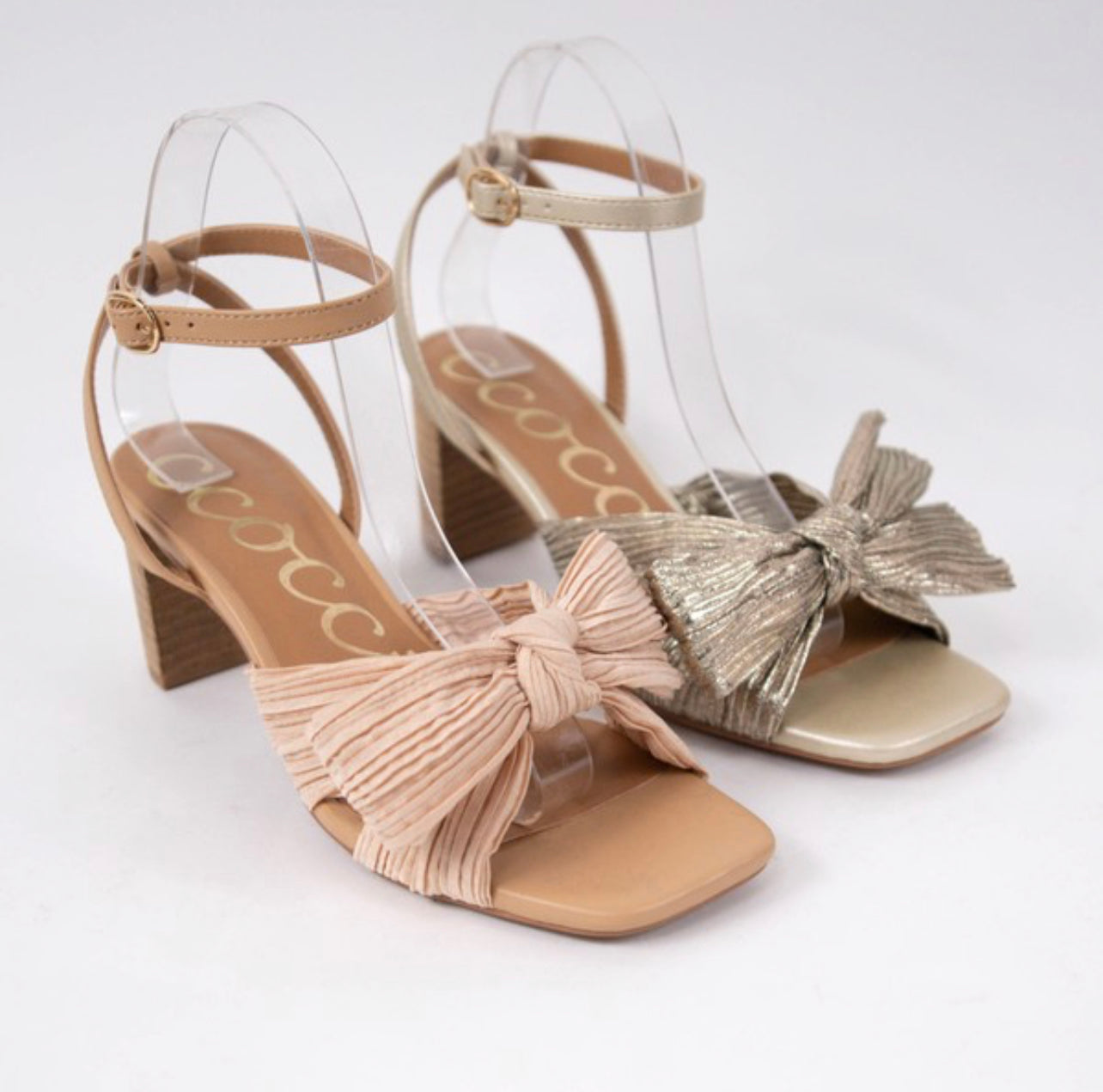 Kara Pleated Knot Heel